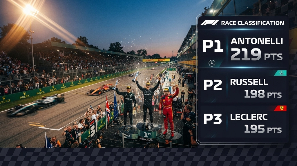 current F1 drivers standings comparison 2026