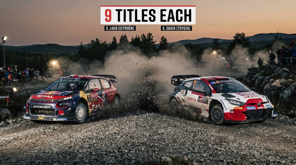 Comparison of driver achievements in WRC