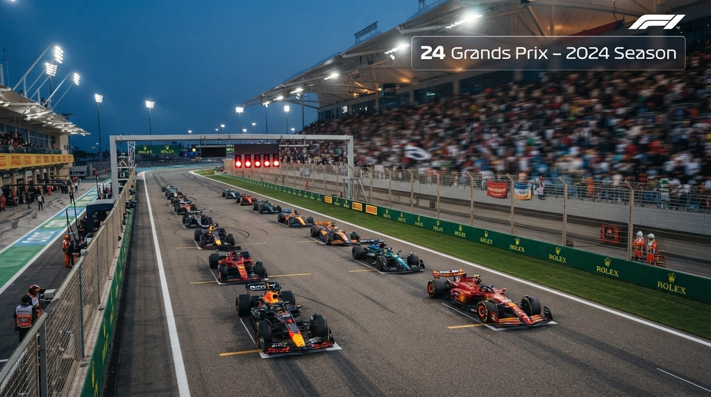 Cumulative stats for all F1 drivers in 2024 season