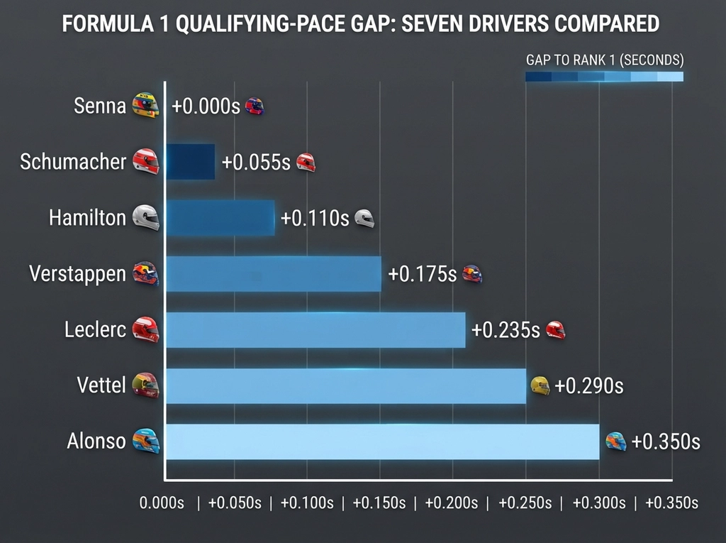 Driver rankings based on machine learning analysis comparison chart