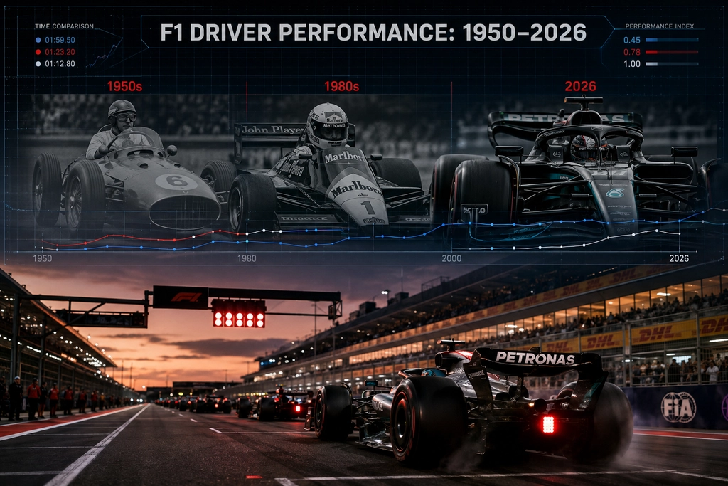 Historical data on F1 driver performance by race