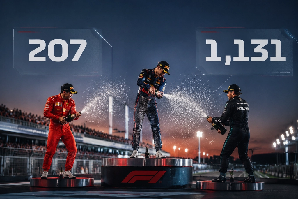 Statistics on race winners and podium finishes in F1 history