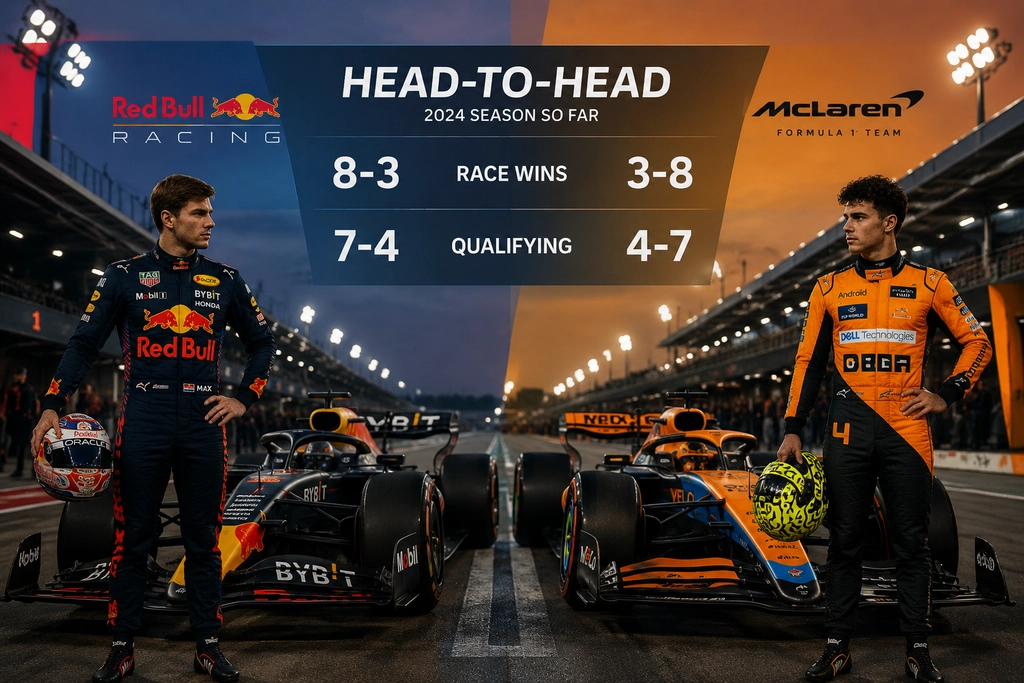 Head-to-head career statistics vs teammates in F1