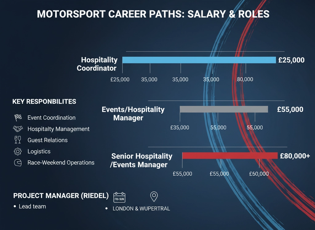 Motorsport Event Roles comparison chart