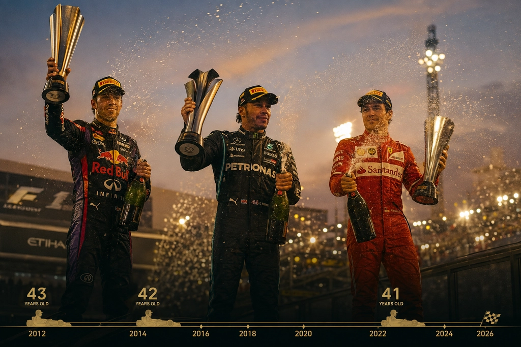 What are the peak performances of F1 drivers over the years?