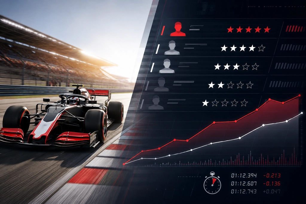 How have F1 driver ratings changed over time?