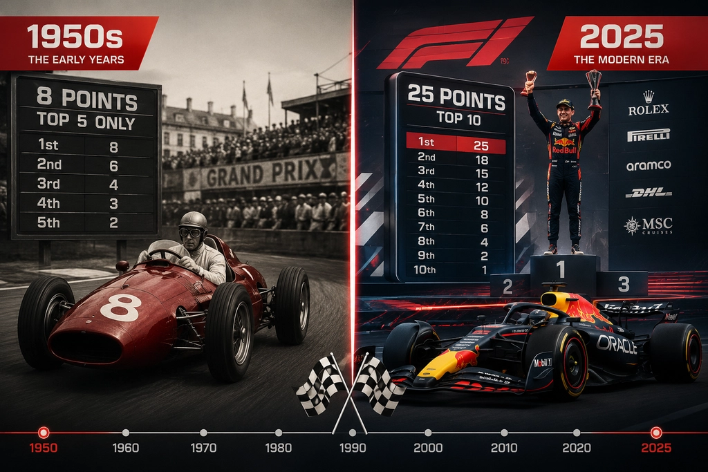 Statistics of F1 drivers' race wins adjusted for evolving competition