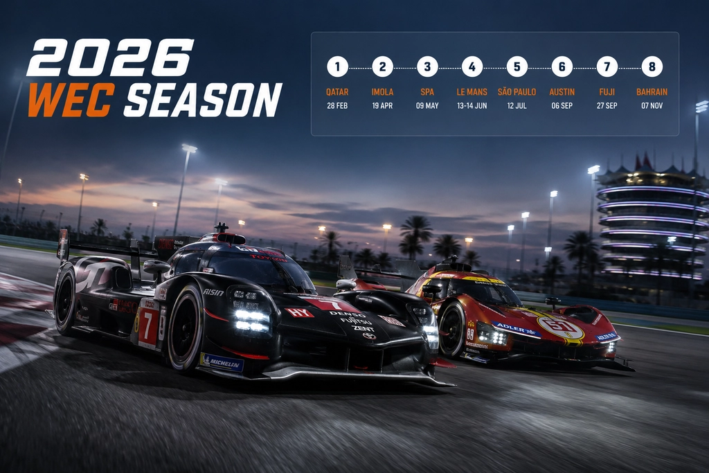 WEC Upcoming Races 2026