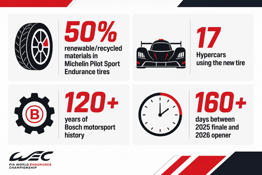 Innovation in WEC 2026 statistics