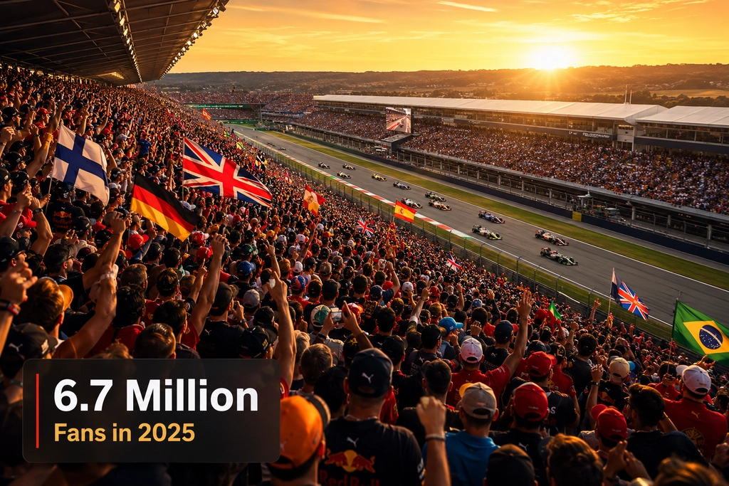 What factors influence the attendance figures for F1 races?